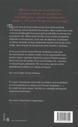 Een groene bloem - achterkant
