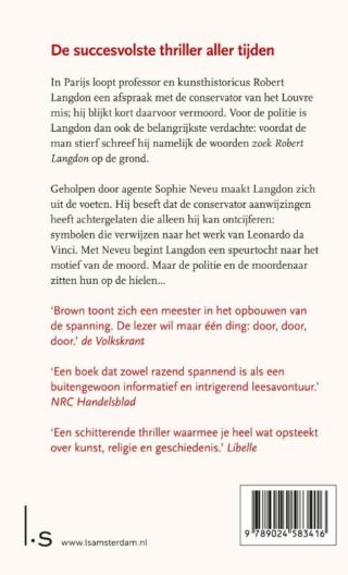 De Da Vinci code - achterkant
