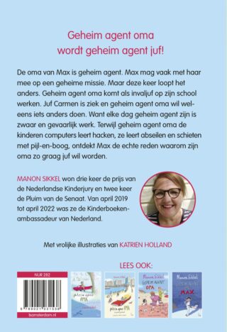 Geheim agent juf - achterkant