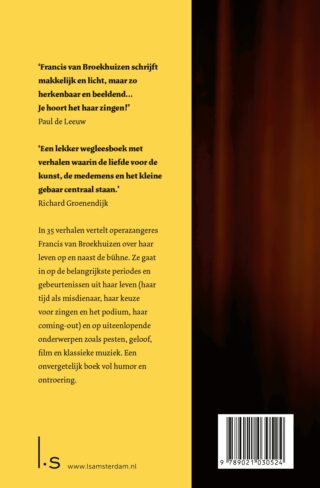 Bij twijfel hard zingen - achterkant