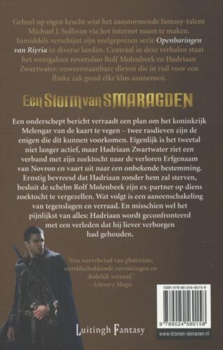 Een storm van Smaragden - achterkant