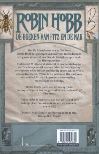De moordenaar van de Nar - achterkant