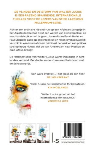 De vlinder en de storm - achterkant