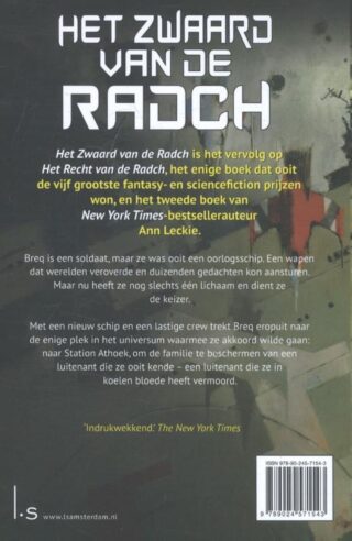 Het zwaard van de Radch - achterkant