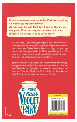 Op zoek naar Violet Park - achterkant