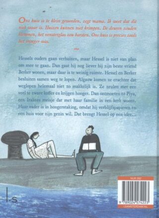De jongen die niet gaat verhuizen - achterkant