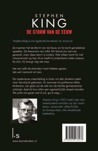 De storm van de eeuw - achterkant