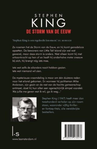 De storm van de eeuw - achterkant