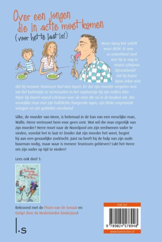 De (nogal) ijzingwekkende zoektocht van Herre - achterkant