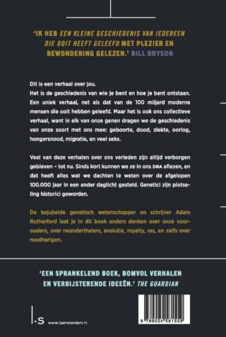 Een kleine geschiedenis van iedereen die ooit heeft geleefd - achterkant