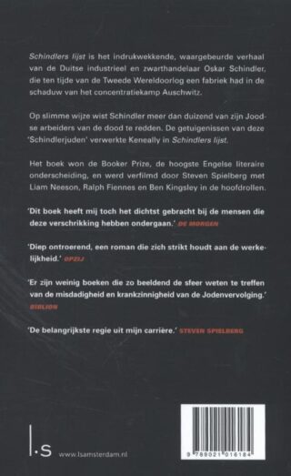 Schindlers lijst - achterkant