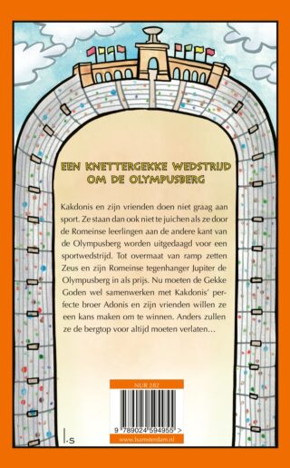Gekke goden en de Olympische Spelen - achterkant