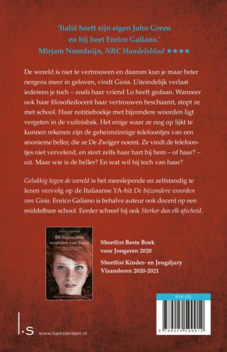 Gelukkig tegen de wereld - achterkant