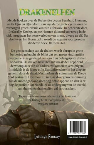 Drakenelfen 3 - De diepe stad (POD) - achterkant