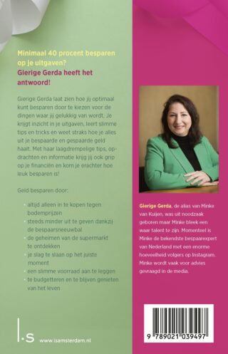 Haal alles uit je geld - achterkant