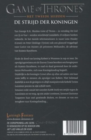 De Strijd der Koningen - achterkant