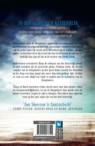 Bloed en Storm - achterkant