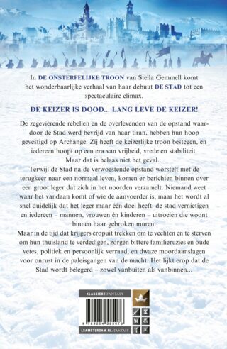 De Onsterfelijke Troon - achterkant