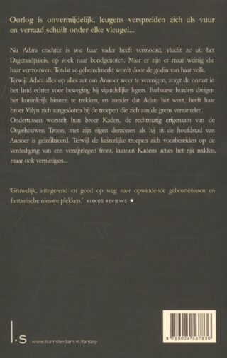 Het vuur van de keizer - achterkant