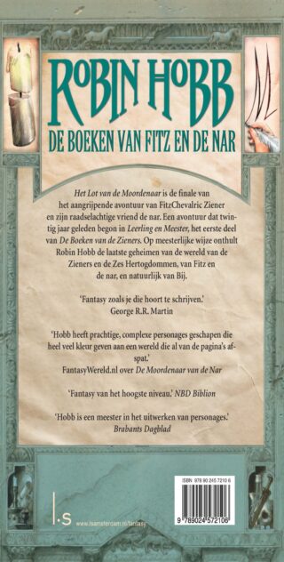 Het lot van de moordenaar - achterkant