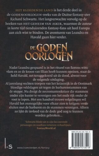 Het Bloedende Land - achterkant