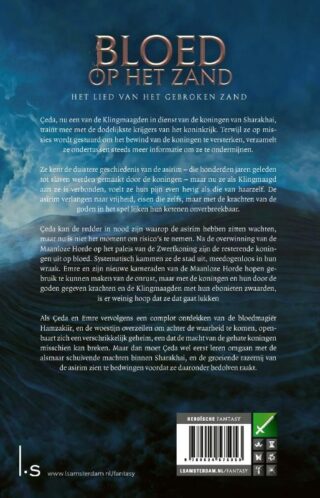 Bloed op het Zand - achterkant