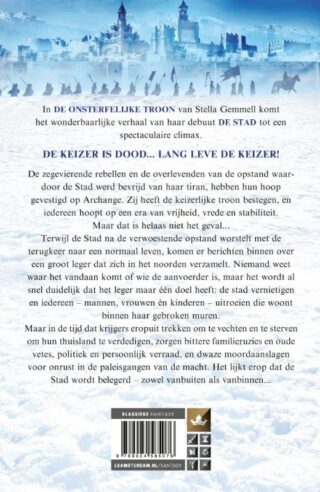 De Onsterfelijke Troon - achterkant