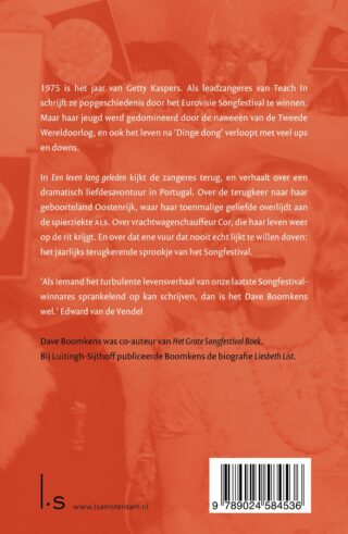 Een leven lang geleden - achterkant