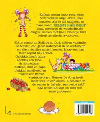 Taart met zomerkoninkjes - achterkant
