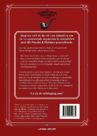 Het grote puzzelboek van Sherlock Holmes - achterkant