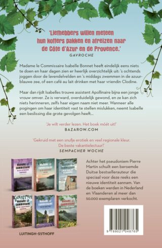 Madame le Commissaire en de vrouw zonder geheugen - achterkant