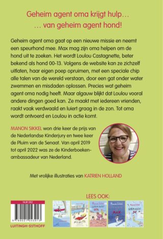 Geheim agent hond - achterkant