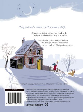 Het sneeuwvlokje - achterkant