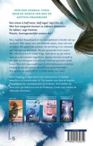 Mus & kapitein Kwaadbaard en De laatste sirene - achterkant