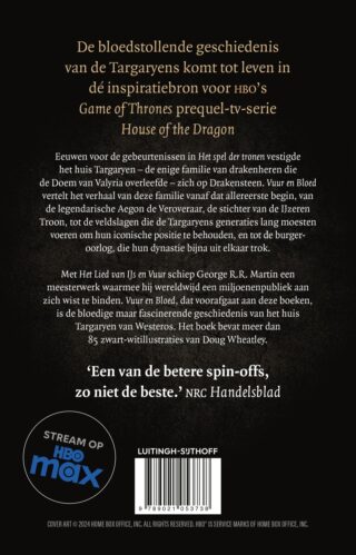 De opkomst van het huis Targaryen van Westeros - achterkant