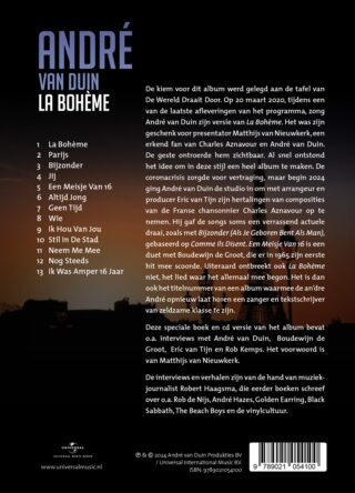 André van Duin - La Bohème - achterkant