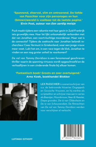 De val van Tammy Davidson - achterkant