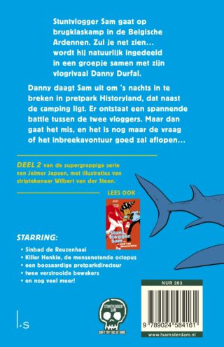 Stuntvlogger Sam en de vloek van Atlantis - achterkant
