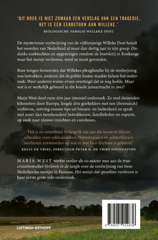 Het meisje dat spoorloos verdween - achterkant