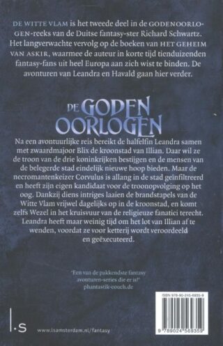 De Godenoorlogen 2 - De Witte Vlam - achterkant