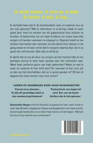Haar huishoudster - achterkant