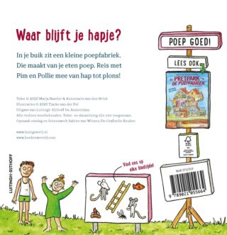 De kleine poepfabriek - achterkant