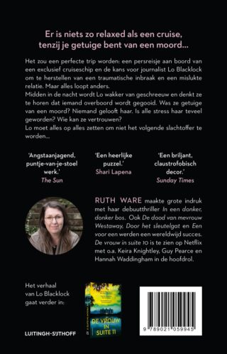 The Woman in Cabin 10 - achterkant
