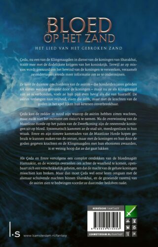 Het Lied van het Gebroken Zand 2 - Met Bloed op het Zand - achterkant