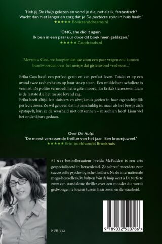 De perfecte zoon - achterkant