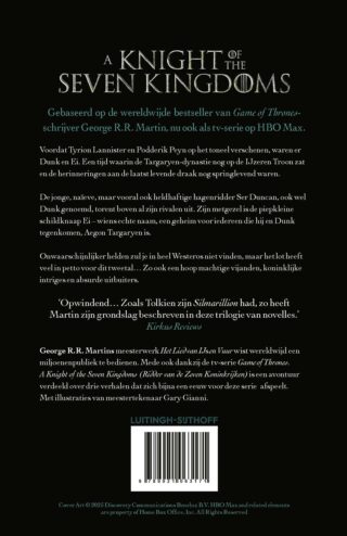 Ridder van de zeven koninkrijken - achterkant