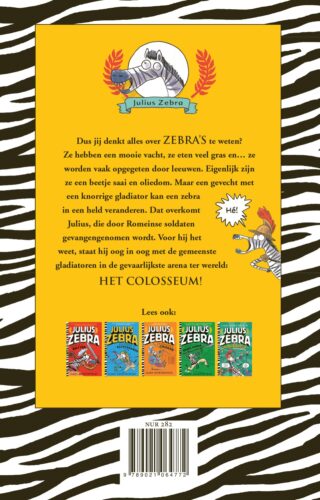Julius Zebra - 1 Rollebollen met de Romeinen - achterkant