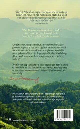 Een leven op onze planeet - achterkant