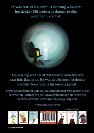 De vleermuis die bang was voor het donker - achterkant