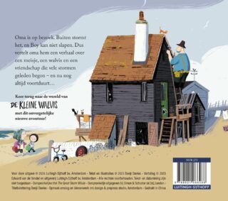 De grote kleine walvis - kartonboek - achterkant